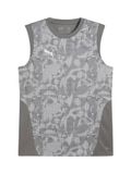 Puma TeamCUP Mouwloze Trainingsshirt Jersey 659168 Mannen Flat Medium Gray-Puma Silver-Flat Light Gray Polyester M