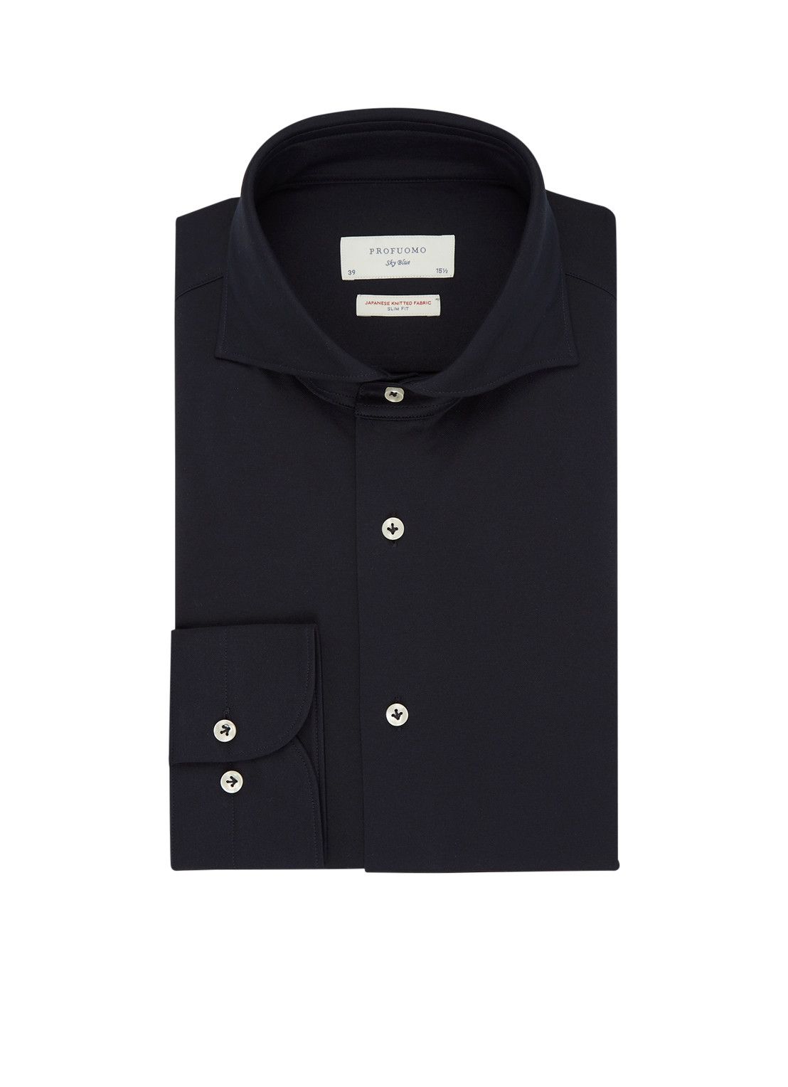 Profuomo Slim fit overhemd in katoenblend - 8719064764408