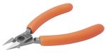 Bahco Precisiezijsnijtang | compact | spitse en aflopende bek | oranje PVC-handgrepen | 130 mm - industrieverpakking - C3340R IP