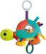 Baby Nat BN0225 pluche dier schildpad, blauw / geel
