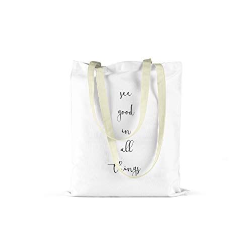 Bonamaison - Herbruikbare Boodschappentas - 100% Katoen - 48x55 cm