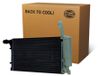 HELLA Moteur refroidisseur Ailettes de refroidissement assemblées mécaniquement 550 - 232 mm pour FIAT PANDA