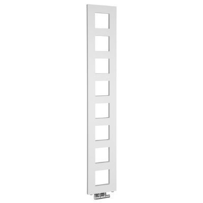 Sapho Blok handdoekradiator - 28x175 cm - Mat Wit