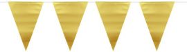 Folat Goudkleurige Metallic Mat Vlaggenlijn - 6 meter