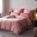 Coton Literie 200 x 200 cm avec Taies d'oreiller