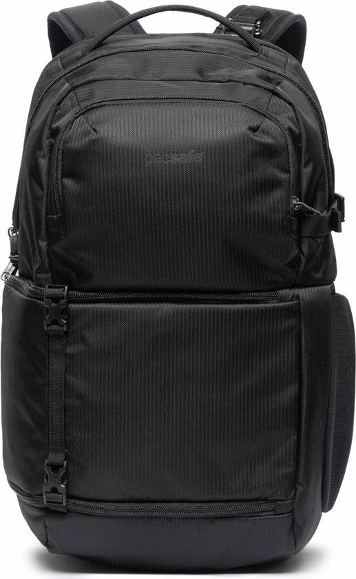 Pacsafe Camsafe X25L Backpack - Black - For System, Video & SLR Cameras