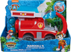PAW Patrol Jungle Pups - Marshall's Elephant Fire Truck with Projectile Launcher - Toy Car with Figure