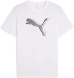 Puma T-shirt à manches courtes Logo Cat Graphique Blanc XL