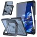 Fintie Schokbestendige Hoes voor iPad Air 11 inch (M4) 2026 / (M3) 2025 / (M2) 2024, iPad Air 5e/4e Generatie (2022/2020) - Dunne Mat Harde Hoes met Multi-Hoek Kickstand & Potlood Houder, Zwart