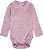 Hummel Body enfant à manches longues Hmlmini Bee Aop L/S 230320 - Mauve Shadow - Taille 80