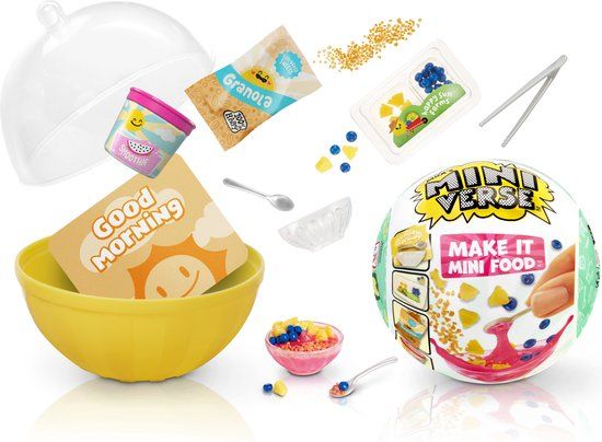 Miniverse Make It Mini Foods - Cafe - Series 3A - DIY Craft Kit - Collectible Food Replicas