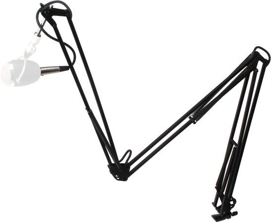 Pronomic Microfoonarm met tafelklem - zwart