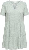 ONLY CARMAKOMA - CARZALLY S/S THEA TUNIC DRESS NOOS Dames Jurk