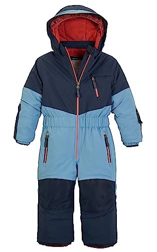 killtec Unisex Ski Overall/Snowsuit with Hood, Waterproof, Clear Denim, 86/92 cm
