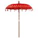 VidaXL Balinese parasol rood 185 x 185 x 260 cm