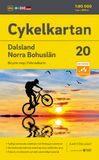 Cykelkartan Norstedts Cykelkartan- Dalsland / Bohuslän North cycling map