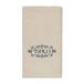 Avanti Linens Paris Botanique Collection, geborduurde vingertop handdoek, ivoor