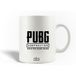 Mok maniacase, Logo PUBG Corporation Zwart