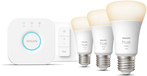 Philips Hue White Starterkit - 3 x E27 Smart Bulbs + Dimmer Switch