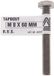 Deltafix Tapbout m5x50mm RVS