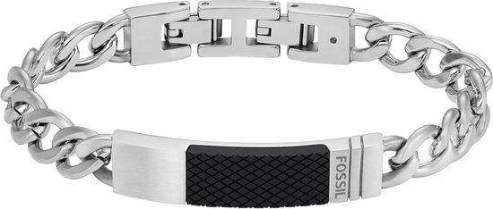 Fossil JF04411040 Herenarmband - Zilver - 20,5 cm