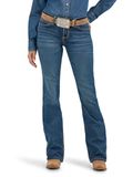 Wrangler dames Jeans Retro Mae Mid Rise Stretch Boot Cut Jean