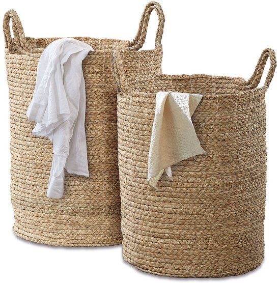 LOBERON Wasmand set van 2 Oakdale bruin