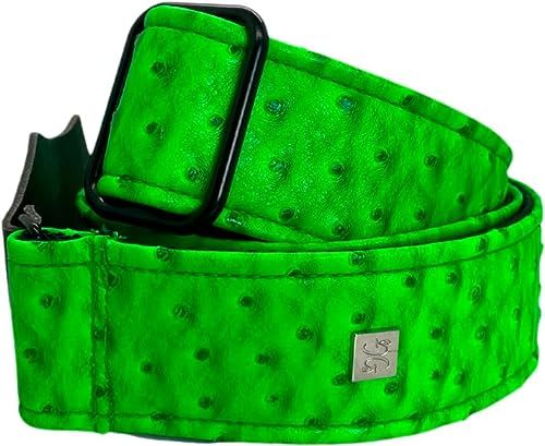 GET'M GET'M Spring 2023 Ostrich Neon Green Gitaarband