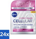 NIVEA CELLULAR Expert Filler Dagcrème Anti-Veroudering Gezichtscrème SPF 15 24 x 50 ml