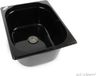 Évier 325x265x200, acier inoxydable, avec vidange. Convient pour camping, lavabo, camping-car
