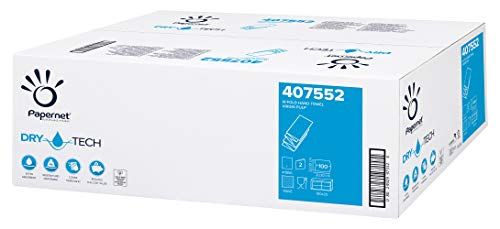 PAPERNET 240546 - vouwhanddoeken 2-laags, 20 x 100 vellen = 2000 vellen