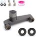 Unyqoos® Robinet de baignoire mural avec bec cascade et thermostat