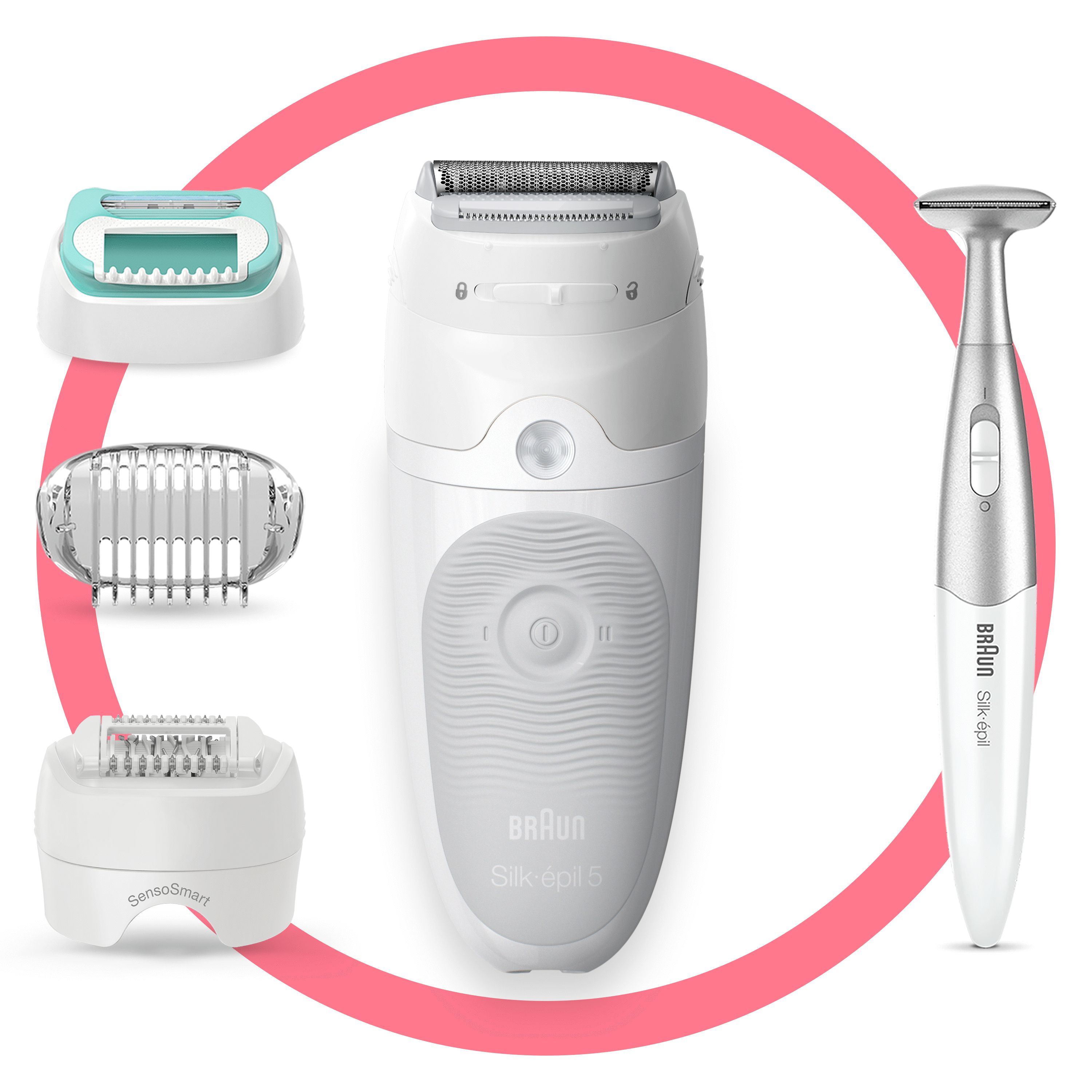 Braun Silk-épil 5 5-825 Epilator - Wit/Grijs