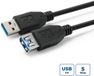 Microconnect USB3.0AAF3B USB-kabel Zwart 3 m