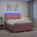 Maison Exclusive - Lit boxspring avec matelas et tête de lit Rosa 140 x 200 cm, velours