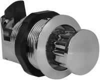 Teak Isle Poussoir/rotation Fermeture Argent