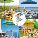 Solidchoice - Support paraplu réglable pour terrasse, support en acier