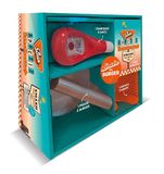 Coffret Bun appétit, smash ton burger: Coffret avec 1 presse à burger, 2 supports à burgers et 1 ramequin à sauce