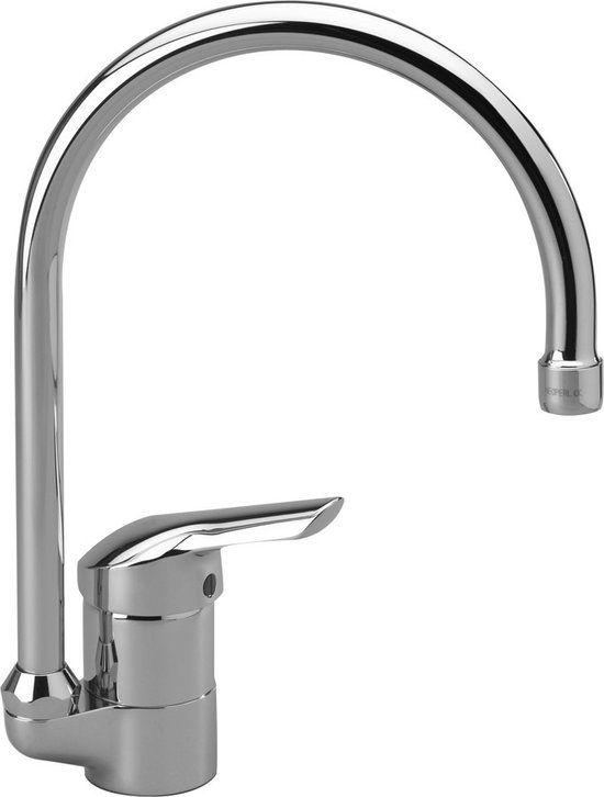 Ideal Standard Venlo Nimbus New Keukenkraan - Chroom - 1-greeps - Draaibare uitloop