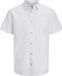 JACK & JONES JJHENRY SLUB SHIRT SS Chemise Homme S Coton Blanc