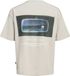 JACK&JONES JCOECHO GRAPHIC BACK TEE SS CREW NECK Jongens T-shirts L Katoen Dove