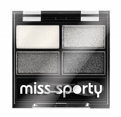 Miss Sporty Studio Colour Quattro Oogschaduw 404 Real Smoky / Smoky Black Eyes