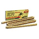 DID 415ERZ CHAIN (Gold & Gold) - Length: 136 links with clip joint (RJ)