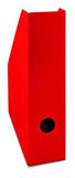 Landré tijdschriftencassette A4, van stevig karton, 7 cm breed, rood, 60 stuks