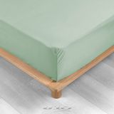 douceur Livetti Hoeslaken Fitted Sheet 180x200cm Groen Mint