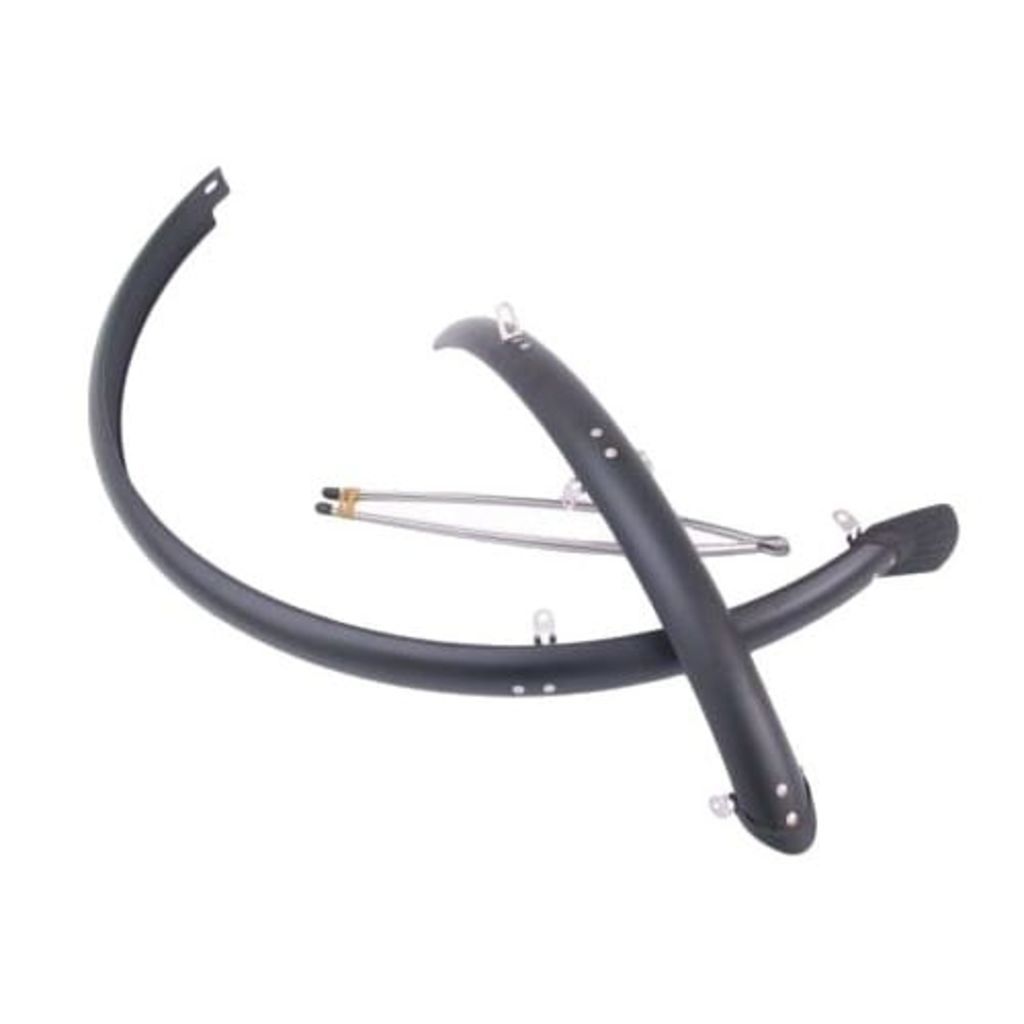 Sunnywheel Spatborden Set Kunststof 28 Inch 50mm Matzwart
