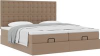 Maison Exclusive - Cadre de lit ottoman avec matelas cappuccino, 180x200 cm