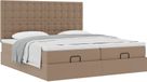 Maison Exclusive - Cadre de lit ottoman avec matelas cappuccino, 180x200 cm
