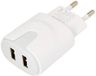 Netadapter Xiaomi Mi 9 Netadapter Kleur USB Dubbel Stopcontact 2 Poorten Stroom AC Oplader (Grijs)