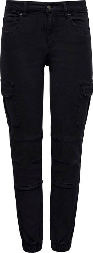 ONLY ONLMISSOURI Cargo Broek Dames - Zwart - Maat XL/30